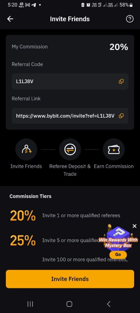 Bybit Exchange Referral