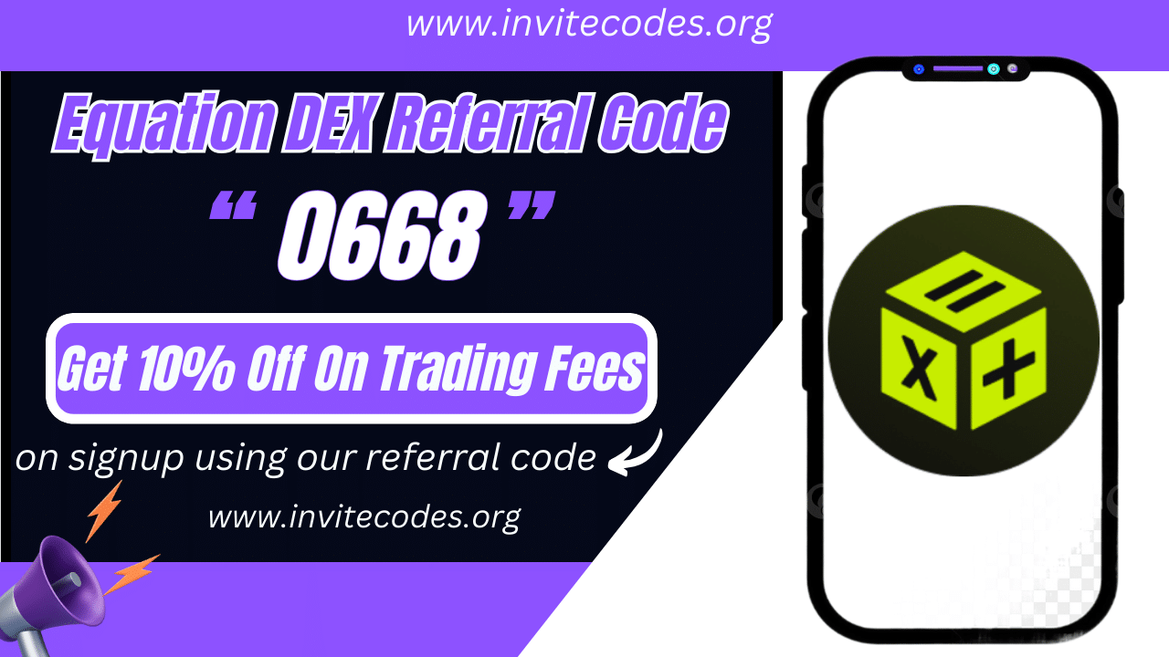 Equation DEX Referral Code (0668) - Get 10% Off On Trading Fees