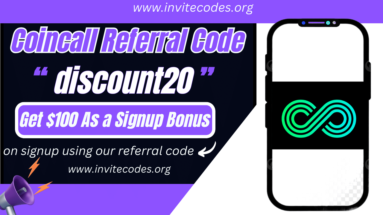 Coincall Referral Code (discount20) Get $100 As a Signup Bonus!