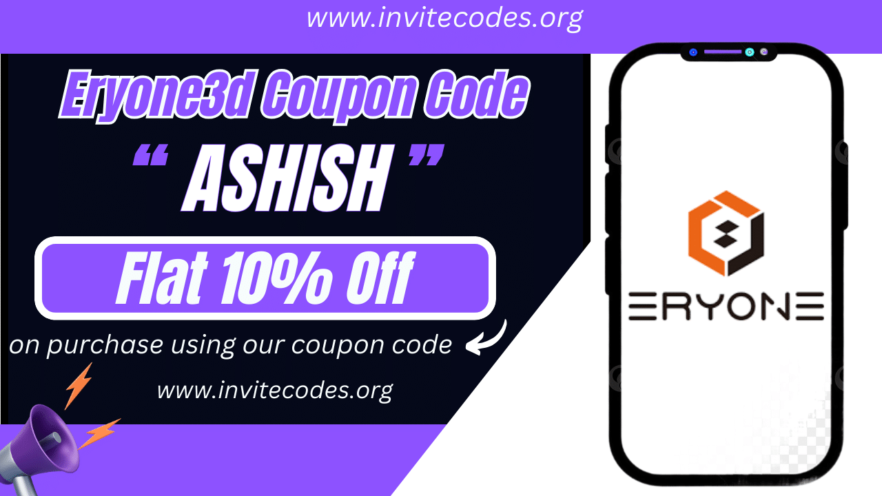 Eryone3d Coupon Code (ASHISH) Flat 10% Off!