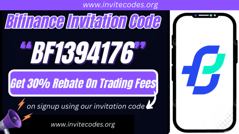 Bifinance Invitation Code (BF1394176) Get 30% Rebate On Trading Fees!