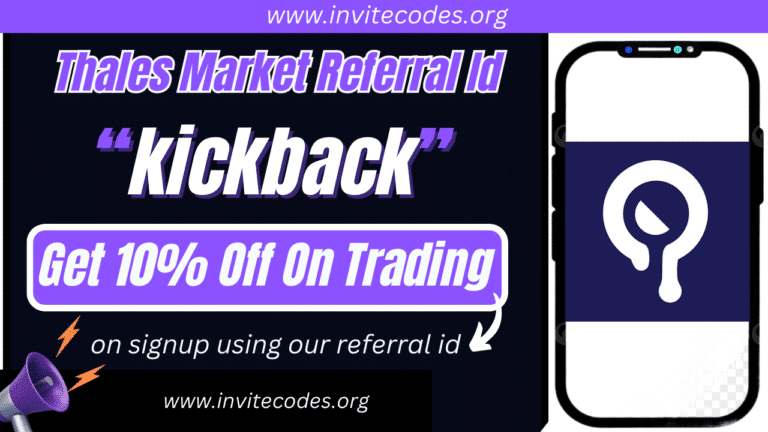 Thales Market Referral Id (kickback) Get 10% Off On Trading!