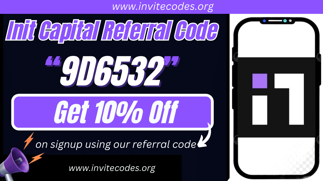 Looking to dive into the world of crypto investments with Init Capital? Don't miss out on the opportunity to save 10% on your investments and earn rewards by using the Init Capital Referral Code (9D6532)! This unique code grants you access to exclusive savings and the INIT Point System.