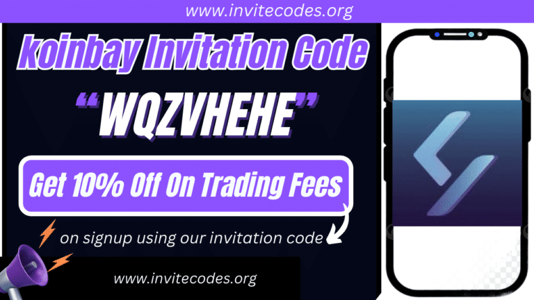 koinbay Invitation Code (WQZVHEHE) Get 10% Off On Trading Fees!
