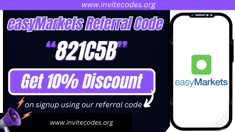 easyMarkets Referral Code (821C5B) Get 10% Discount!