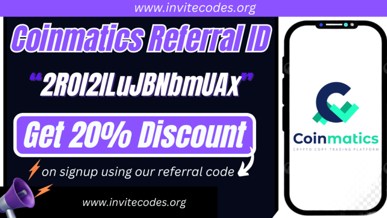 Coinmatics Referral ID (2ROl2ILuJBNbmUAx) Get 20% Discount!