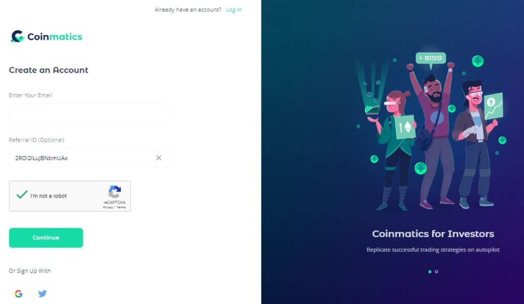 Coinmatics Referral ID (2ROl2ILuJBNbmUAx) Get 20% Discount!
