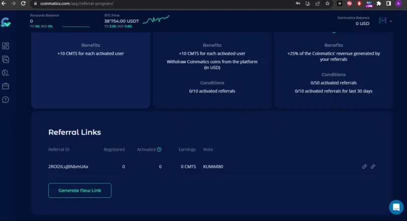 Coinmatics Referral ID (2ROl2ILuJBNbmUAx) Get 20% Discount!
