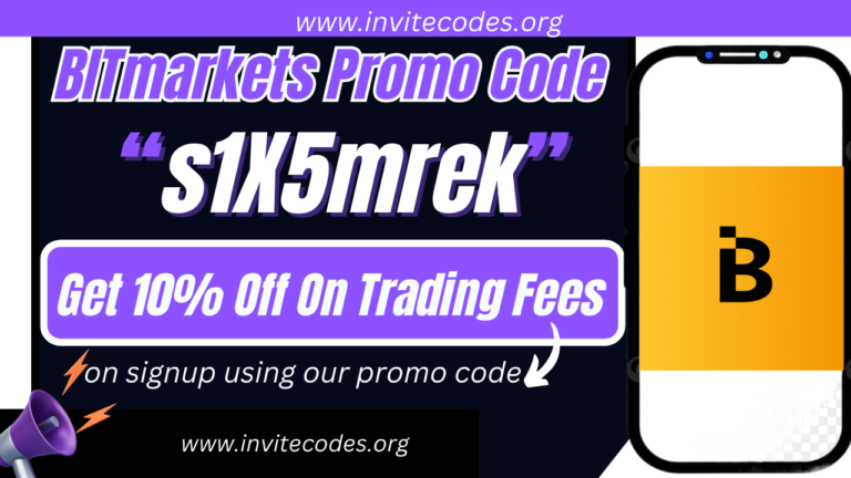 BITmarkets Promo Code (s1X5mrek) Get 10% Off On Trading Fees!