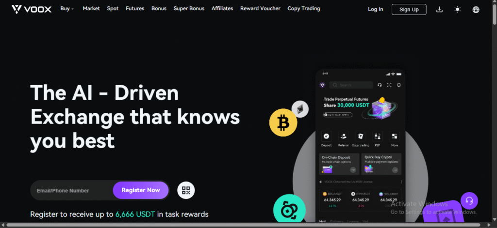 Voox Invite Code VHLWHWTG – Get 10% Discount on Crypto Trading Fees with Secure AI-Powered Exchange Platform