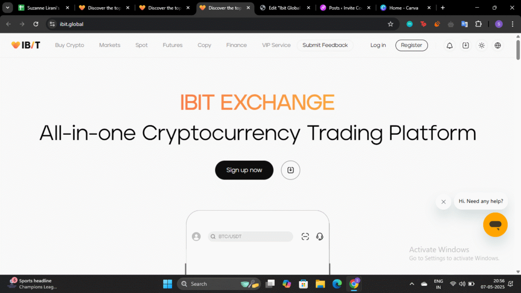 Ibit Global Invitation Code Platform Interface