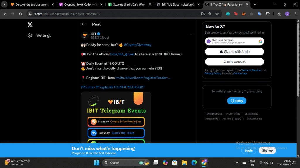 Twitter advocating for Ibit