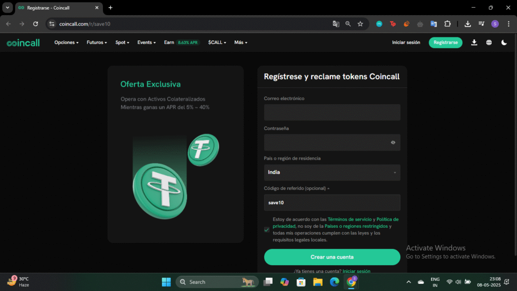 PU Prime Referral Code Applied during Sign-Up