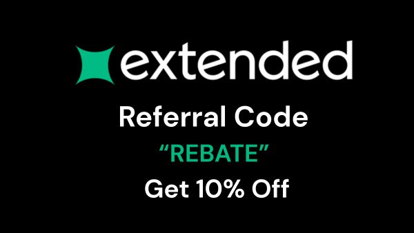 Extended Exchange Referral Code “REBATE” – Get 10% Discount on Trading Fees