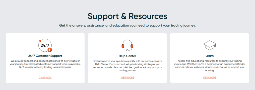 VantageFx Customer Support and Resources