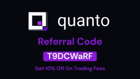 Quanto Trade Referral Code "T9DCWaRF" : Save 10% On Trading Fees