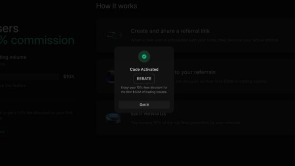 How to Use Extended Exchange Referral Code “REBATE” (Step-by-Step Guide)