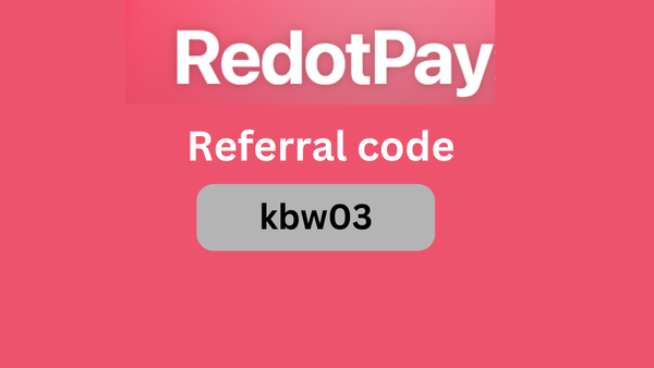 RedotPay Referral Code “kbw03” – Get 10% OFF on Crypto Payments & Virtual Card