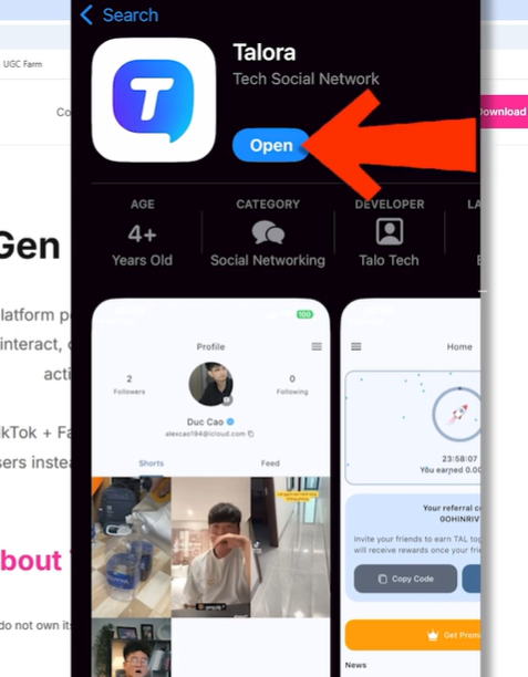 Talo Mining App Referral Code “TOBNKRLR” Get 100 Talo Coins