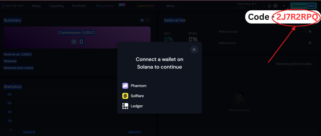 Raydium Referral Code "2J7R2RPQ" – Get 10% Discount on Every Trade